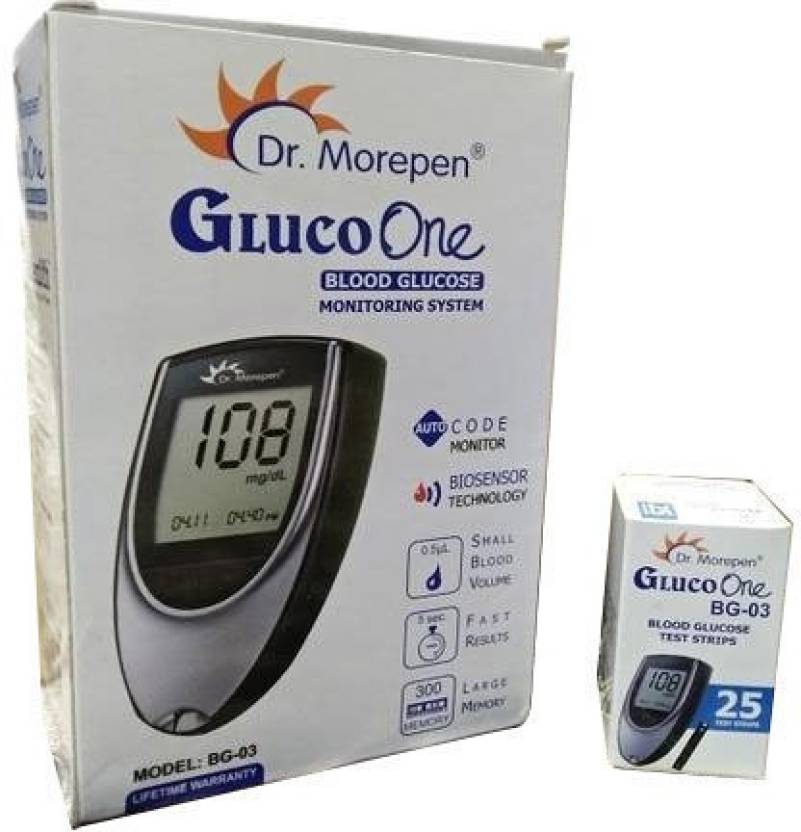 Latest Deal On Dr. Morepen BG-03 Glucometer And 25 strips Glucometer - Dealsified