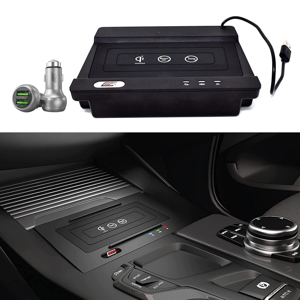 Latest Deal On GFX Wireless Car Mobile Charger 10W Fast Charging Pad Custom Fit for Toyota Innova Crysta - Dealsified