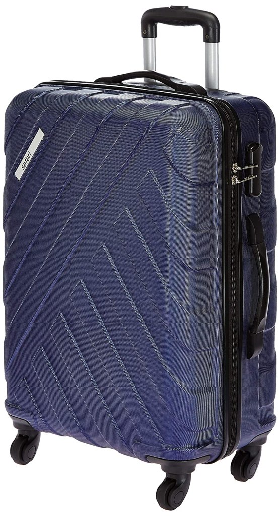 Latest Deal On Safari Ray Polycarbonate 65 cms Midnight Blue Hardsided Check-in Luggage - Dealsified