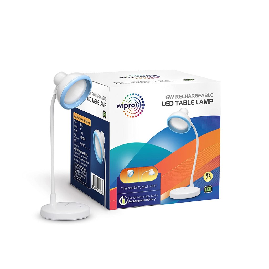 Wipro Re-Chargeable LED Table Lamp Latest Deal On Wipro Re-Chargeable LED Table Lamp - Dealsified