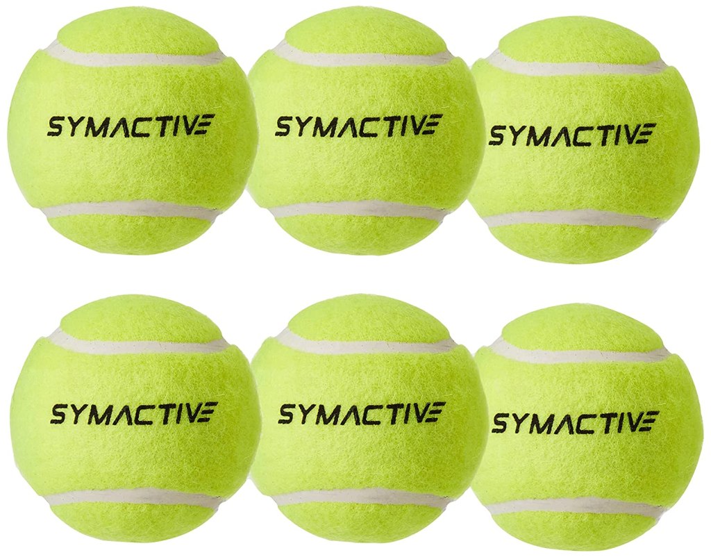 Latest Deal On Amazon Brand - Symactive Heavy Tennis Cricket Ball, Set of 6 - Dealsified