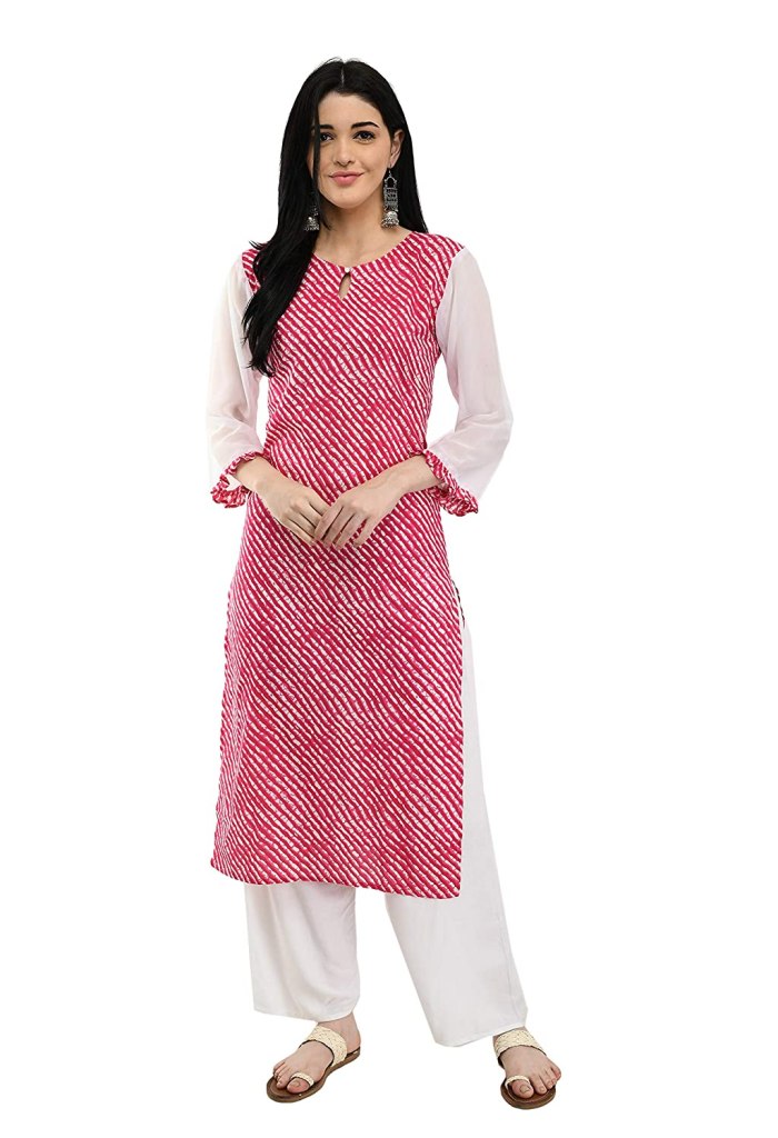 Latest Deal On AnjuShree Choice Women Printed Cotton Kurti - Dealsified