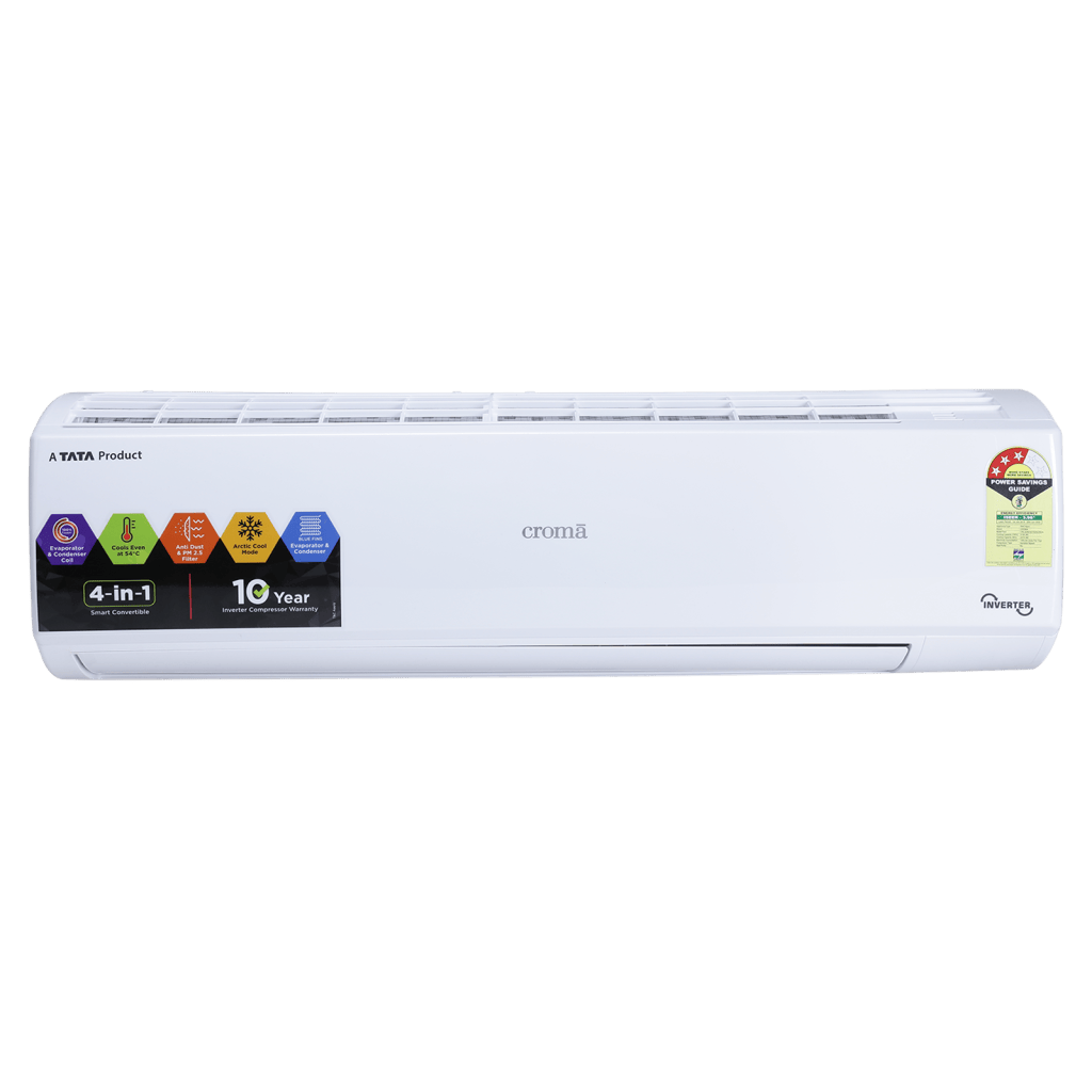 Latest Deal On Croma 1.5 Ton 3 Star Inverter Split AC (A Tata Product) - Dealsified