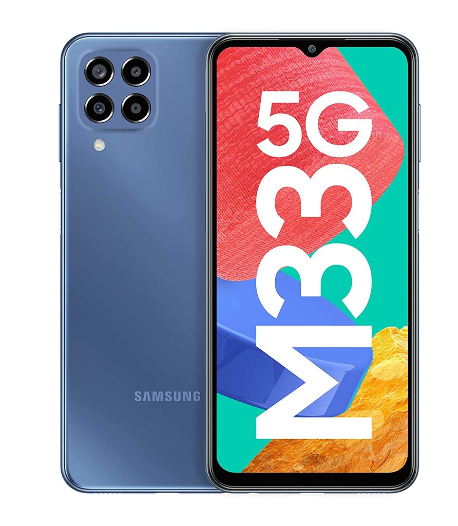Latest Deal On Samsung Galaxy M33 5G (Deep Ocean Blue, 6GB, 128GB Storage) - Dealsified