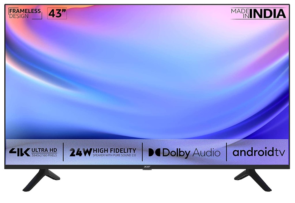 Latest Deal On Acer 43 inches 4K UHD Android Smart LED TV (2022 Model) - Dealsified