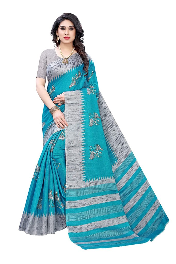 Latest Deal On Yashika Women's Art Silk Saree With Blouse Piece - Dealsified