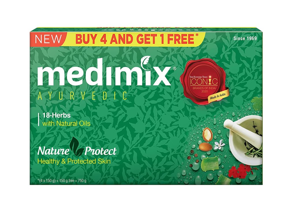 Latest Deal On Medimix Ayurvedic Classic 18 Herbs Soap, 150g (Buy 4 Get 1 Free) - Dealsified