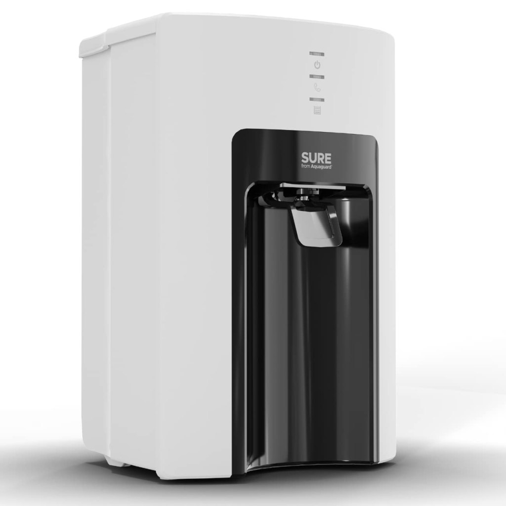 Latest Deal On Sure from Aquaguard Amaze NXT RO+UV+Taste Adjuster(MTDS)6L storage water purifier - Dealsified