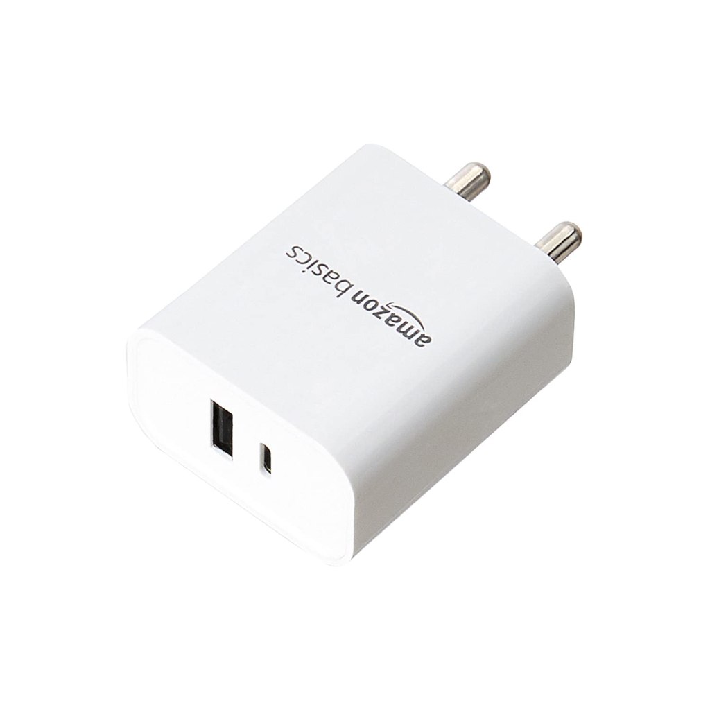 Latest Deal On AmazonBasics 24W Phone Charger for Type C Adapter with Fast Charging Without Cable - Dealsified