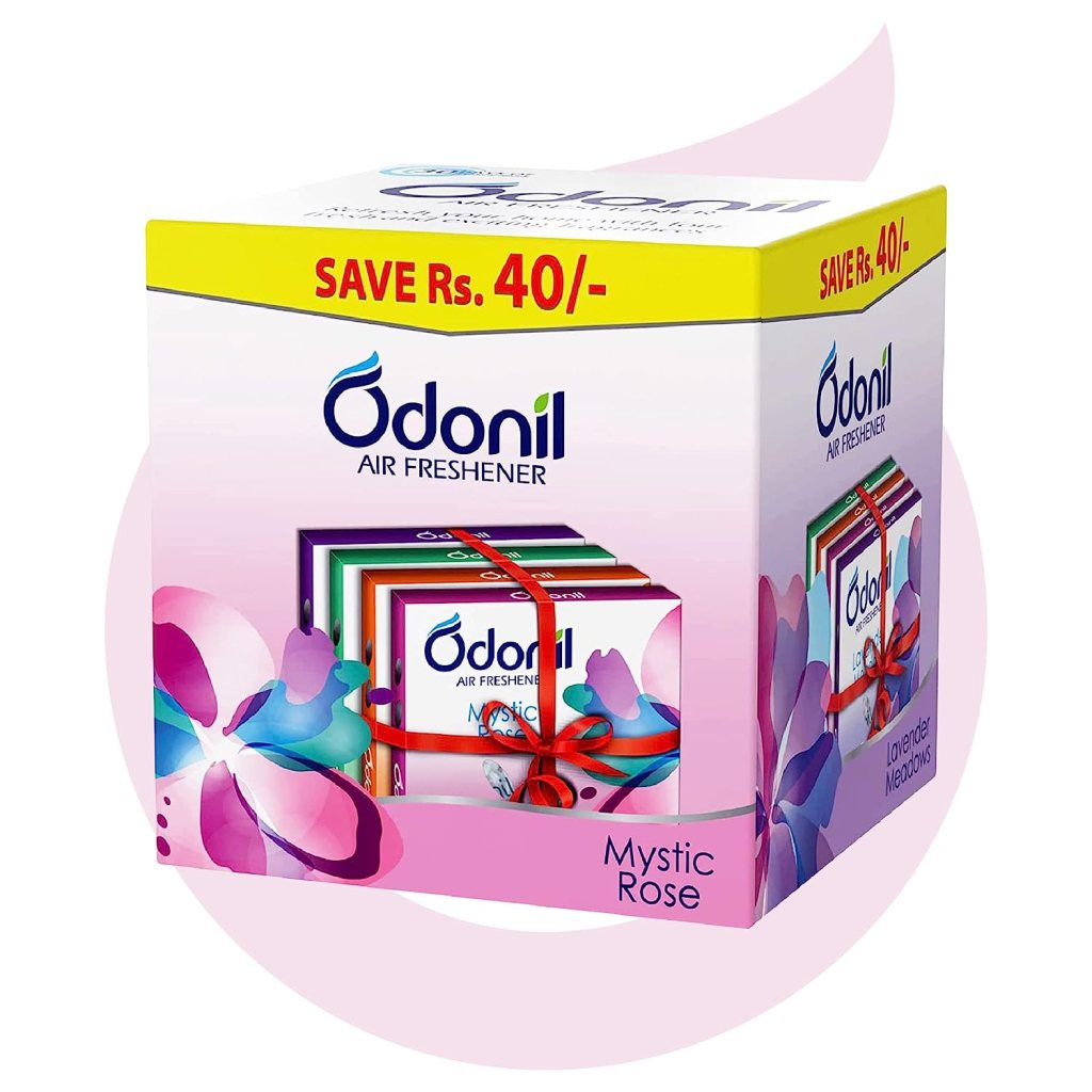 Odonil Bathroom Air Freshener Blocks Mixed Fragrances - 192g (48g*4) Latest Deal On Odonil Bathroom Air Freshener Blocks Mixed Fragrances - 192g (48g*4) - Dealsified
