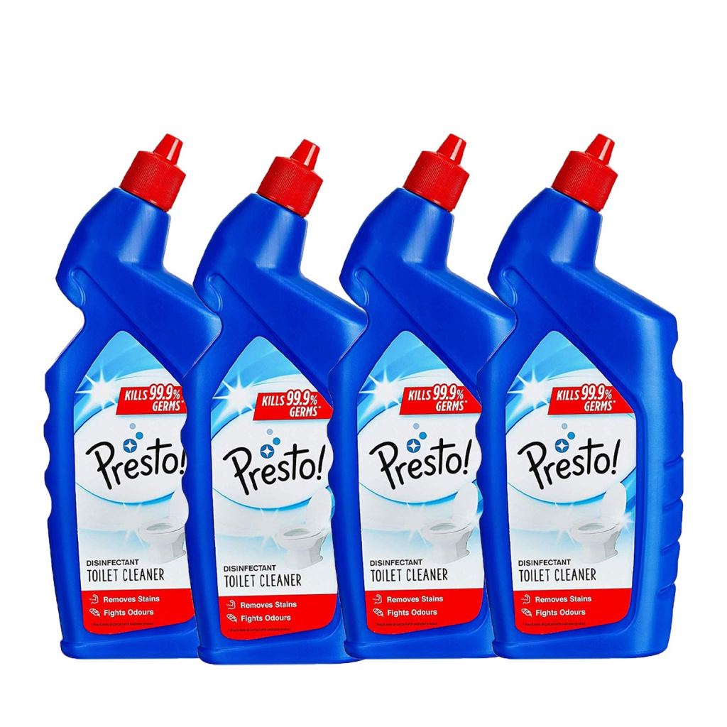 Latest Deal On Amazon Brand - Presto! Disinfectant Toilet Cleaner - 1 L (Pack of 4) - Dealsified