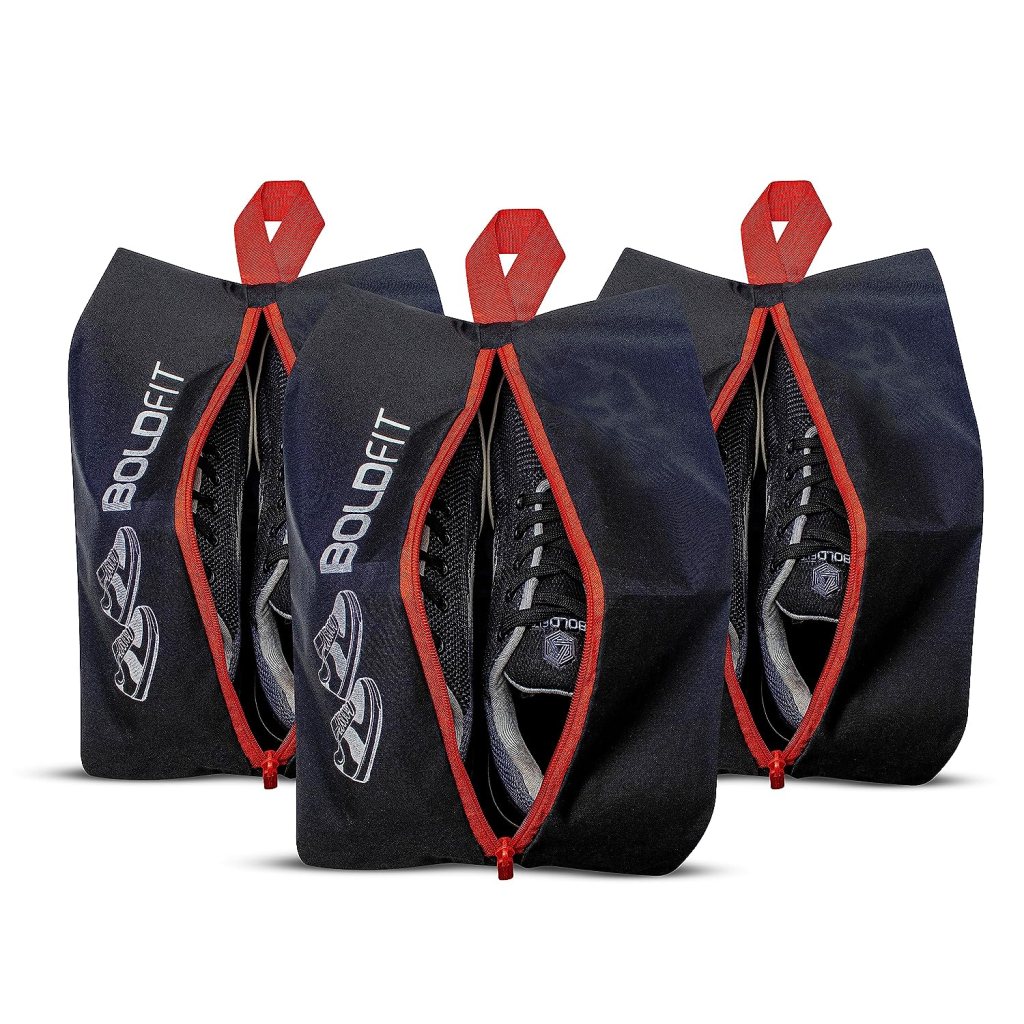 Latest Deal On Boldfit Shoe Bag for Shoe with Zipper Organizer - Dealsified