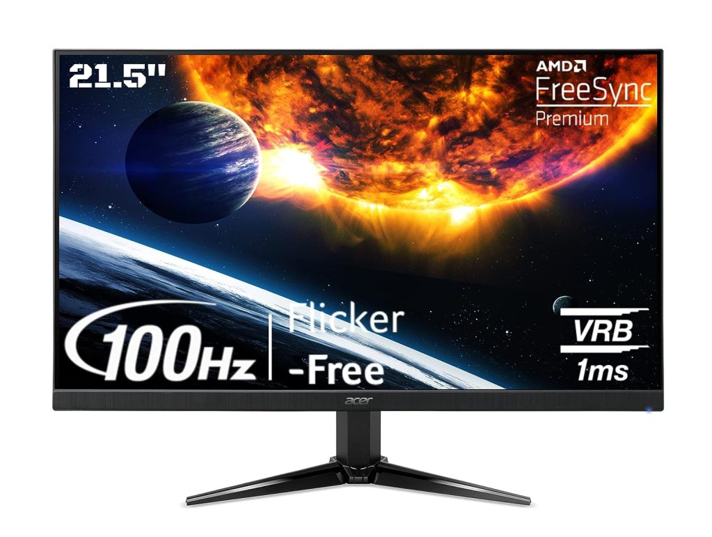 Latest Deal On Acer Nitro QG221Q 21.5 Inch Full HD Gaming LCD Monitor with LED Backlight - Dealsified