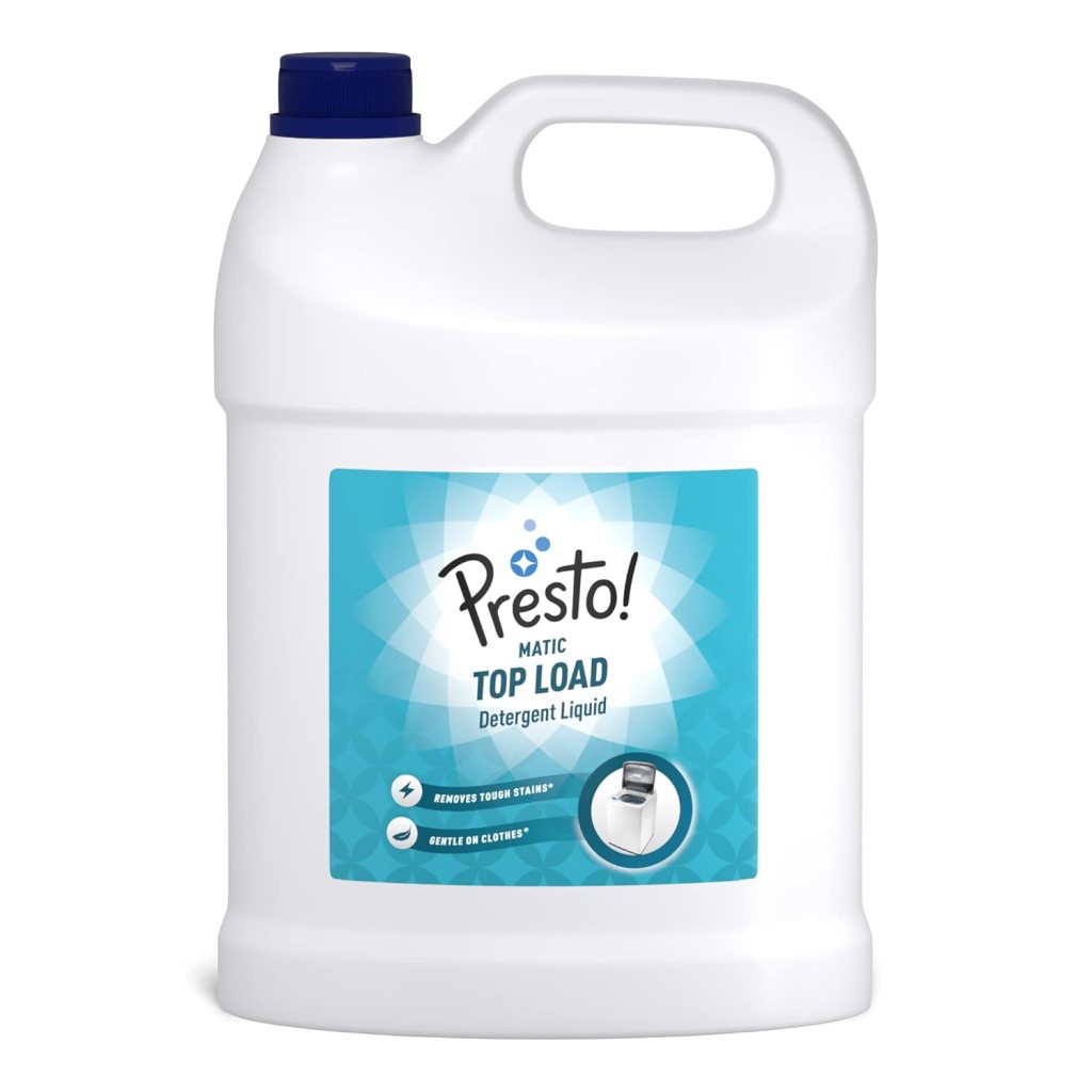 Latest Deal On Amazon Brand - Presto! Matic Top Load Detergent Liquid, Mega Saver Pack- 5 L - Dealsified