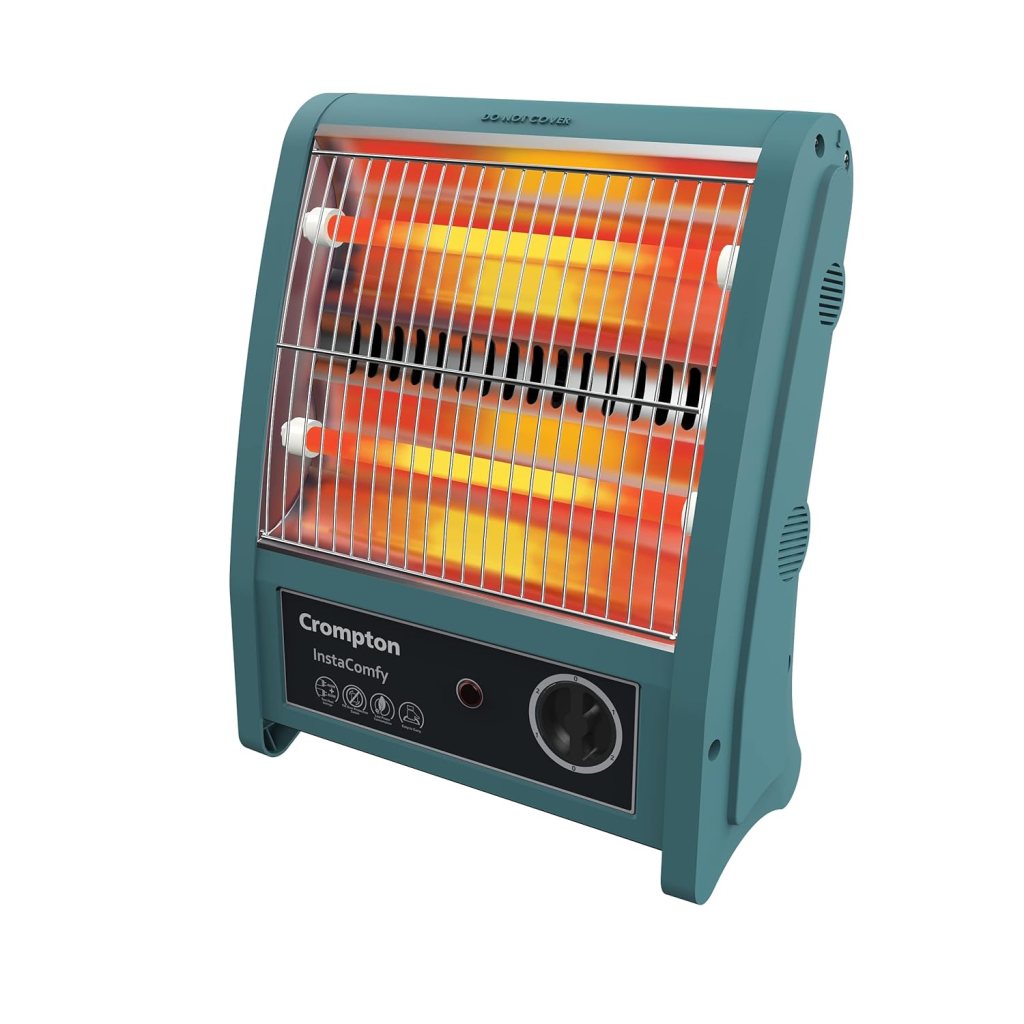 Latest Deal On Crompton Insta Comfy 800 Watt Room Heater with 2 Heat Settings - Dealsified