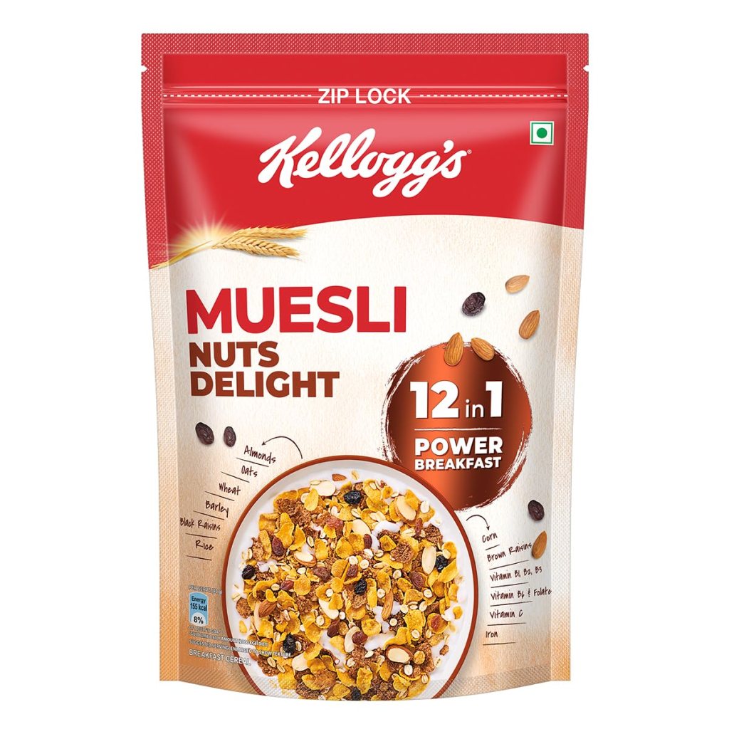 Latest Deal On Kellogg's Muesli 20% Nuts Delight 1kg - Dealsified