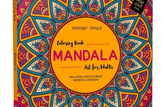 Mandala Art – Colouring Books for Adults with Tear Out Sheets