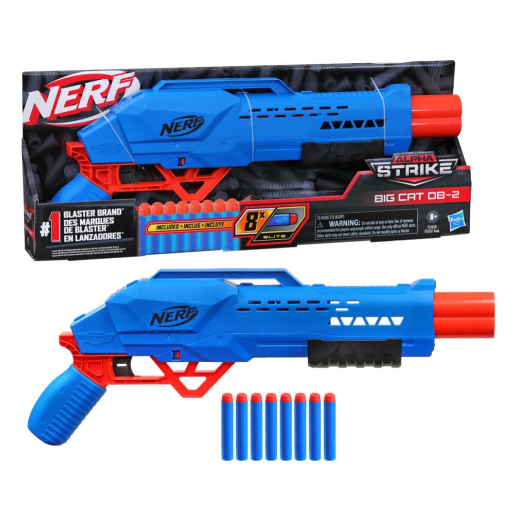 Latest Deal On Nerf Alpha Strike Big Cat DB-2 Blaster - Dealsified