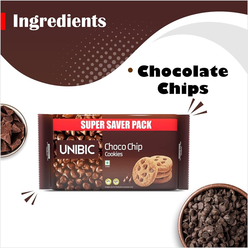 Unibic Foods Choco Chip Cookies, 500g Latest Deal On Unibic Foods Choco Chip Cookies, 500g - Dealsified