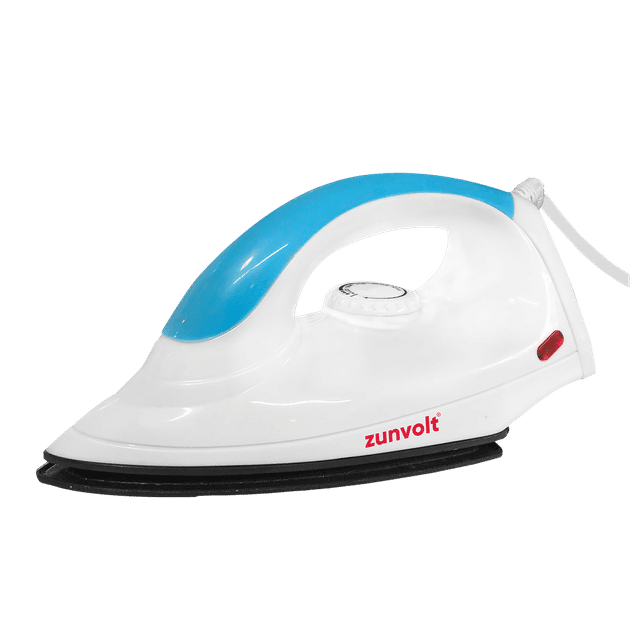 Latest Deal On Zunpulse ZunVolt 1000 Watts Dry Iron (Auto Temperature Control, Blue) - Dealsified