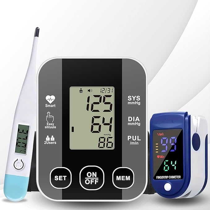 Latest Deal On Aika (Combo Offer) AK-S10 Upper Arm Blood Pressure Monitor - Dealsified