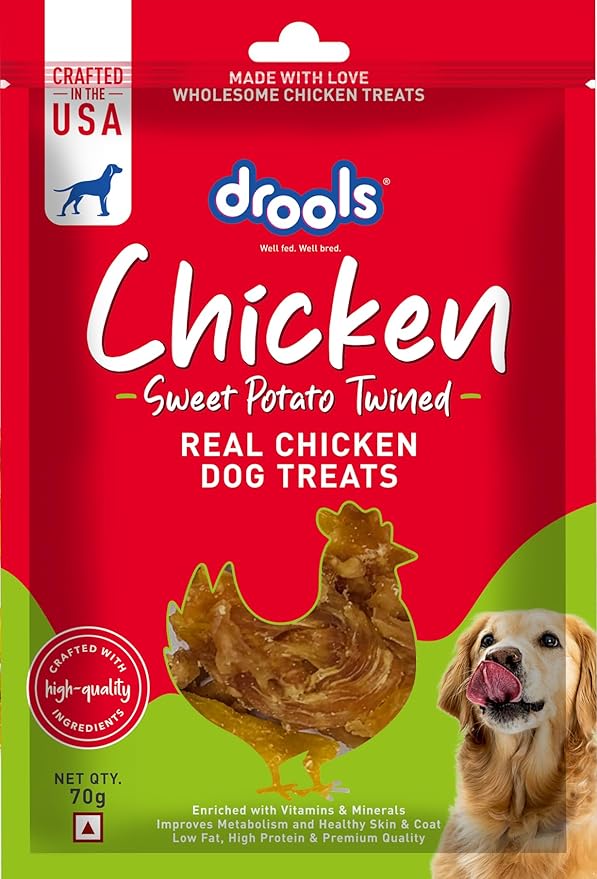 Drools Sweet Potato Twined Dog Treats, 70gm Pack Latest Deal On Drools Sweet Potato Twined Dog Treats, 70gm Pack - Dealsified