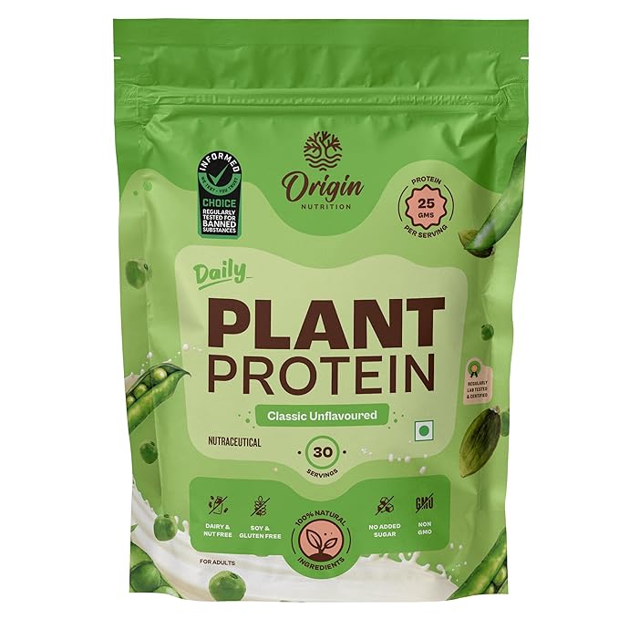 Latest Deal On Origin Nutrition 100% Natural Plant Protein Powder - Dealsified