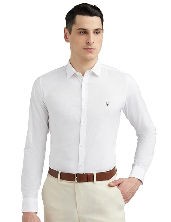 Latest Deal On Allen Solly Men's Slim Fit Shirt - Dealsified