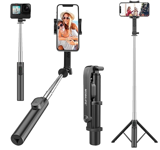 Latest Deal On Mobilife Portable Selfie Stick with Tripod Stand - Dealsified