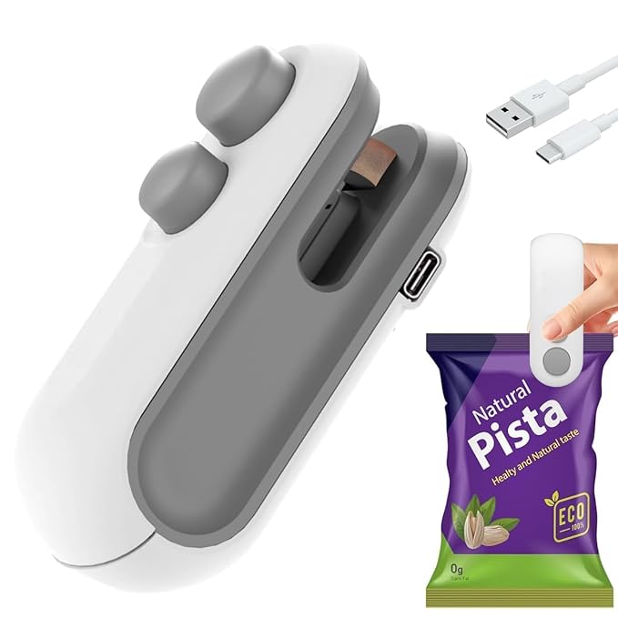 Latest Deal On Wazdorf Sealing Clip - Portable Mini Sealing Machine Handheld Packet Sealer for Food - Dealsified