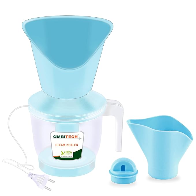 Latest Deal On AmbiTech 3 in 1 Steamer with 1 Year Replacement Warranty Steam Inhaler - Dealsified