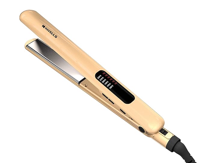 Latest Deal On Havells HS4152 Titanium plates professional Hair Straightener - Dealsified