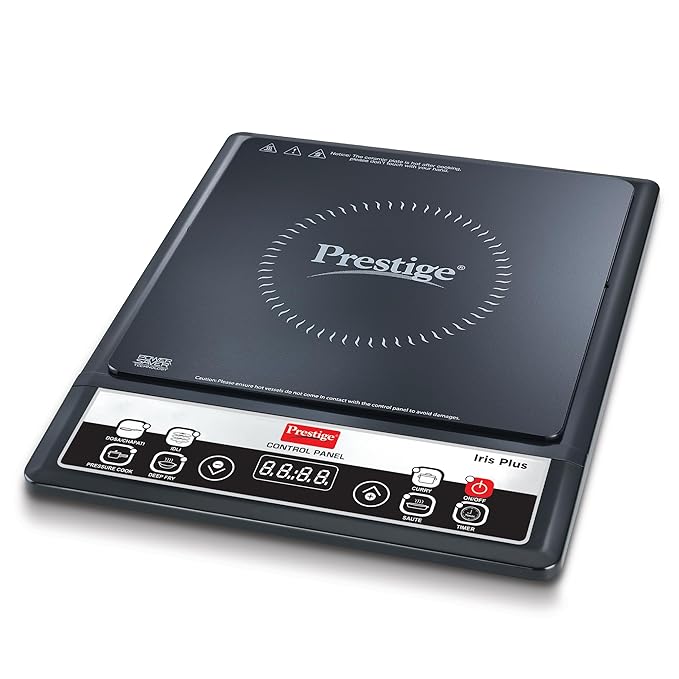 Latest Deal On Prestige Iris Plus 1600 Watts Induction Cooktop with Automatic Voltage Regulator - Dealsified