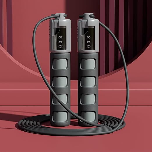 Latest Deal On Lifelong Skipping Rope for Men, Women & Children Jumping Rope with Adjustable Height - Dealsified