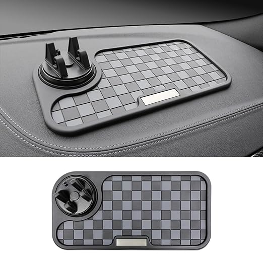 Latest Deal On SARTE Car Dashboard Mat Anti-Slip Rubber Pad with Phone Holder - Dealsified