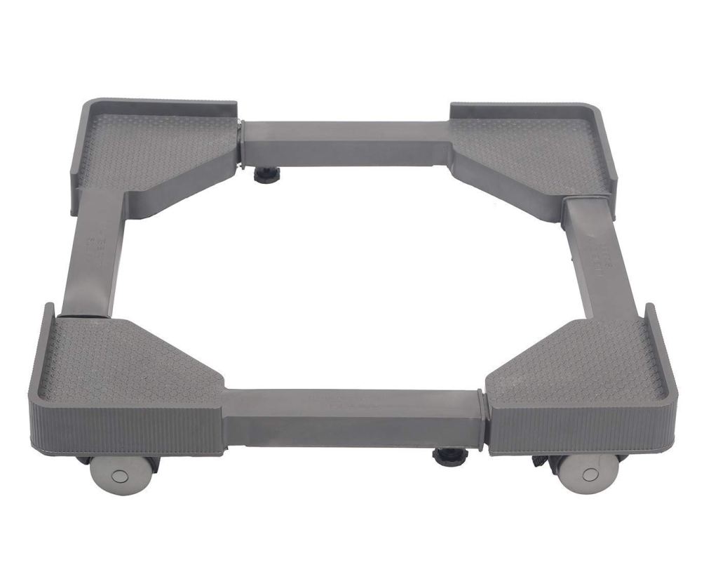 Latest Deal On XL Kitchen Adjustable Washing Machine Trolley for Top Load and Fridge Stand - Dealsified