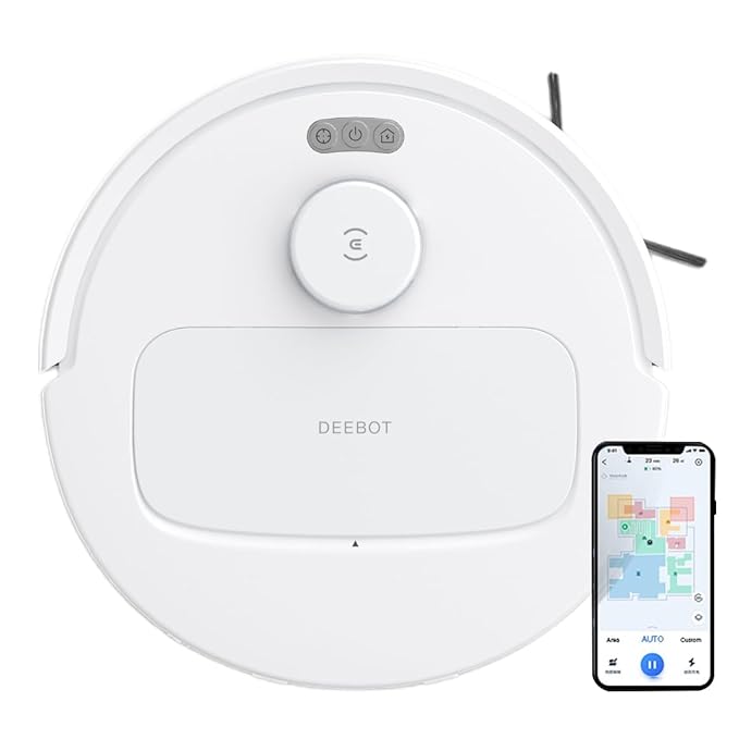 Latest Deal On ECOVACS DEEBOT N30 White 2 in 1 Robot Vacuum Cleaner & Mop - Dealsified