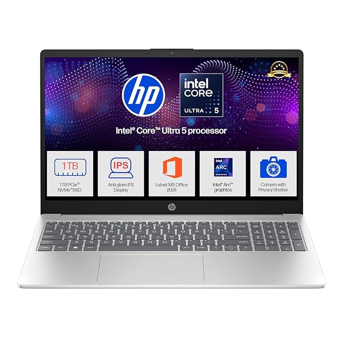 Latest Deal On HP 15,Intel Ultra 5 125H (16GB DDR5, 1TB SSD) - Dealsified