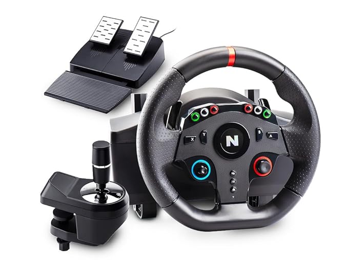 Latest Deal On NiTHO Drive Pro ONE Gaming Racing Wheel with Separate Shifter and Floor Pedals, Steering Wheel for PC, PS4, Xbox One, Xbox Series X|S - Dealsified