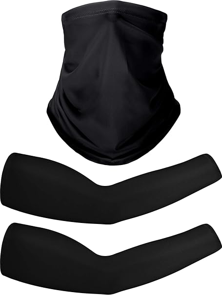 Latest Deal On Summer Bandana Face Mask Cooling Arm Sleeves, UV Protection Neck Gaiter and Sleeves for Outdoor - Dealsified