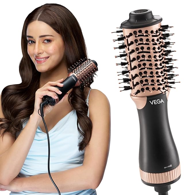 Latest Deal On VEGA Litstyle L3 Volumizer Hair Blow Dryer Brush With 3 Heat/2 Speed Settings - Dealsified