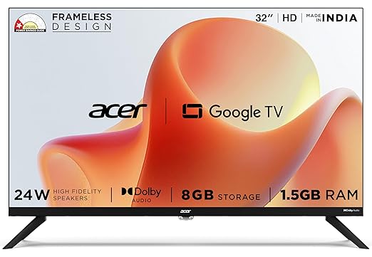 Latest Deal On acer 80 cm (32 inches) G Plus Series HD Ready LED Smart Google TV - Dealsified