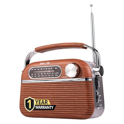 Latest Deal On iBELL FM700BT Portable FM Radio with Bluetooth Speaker - Dealsified