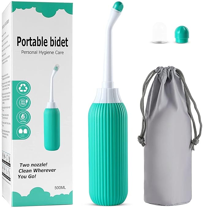 Latest Deal On DOCAT Handheld Portable Bidet Spray Bottle for Toilet Retractable Bidet Angled Nozzle Jet Spray - Dealsified