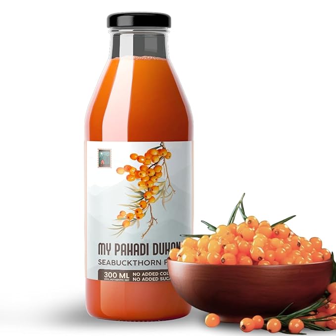 Latest Deal On My Pahadi Dukan Himalayan Sea Buckthorn Pulp Concentrate 300ml - Dealsified