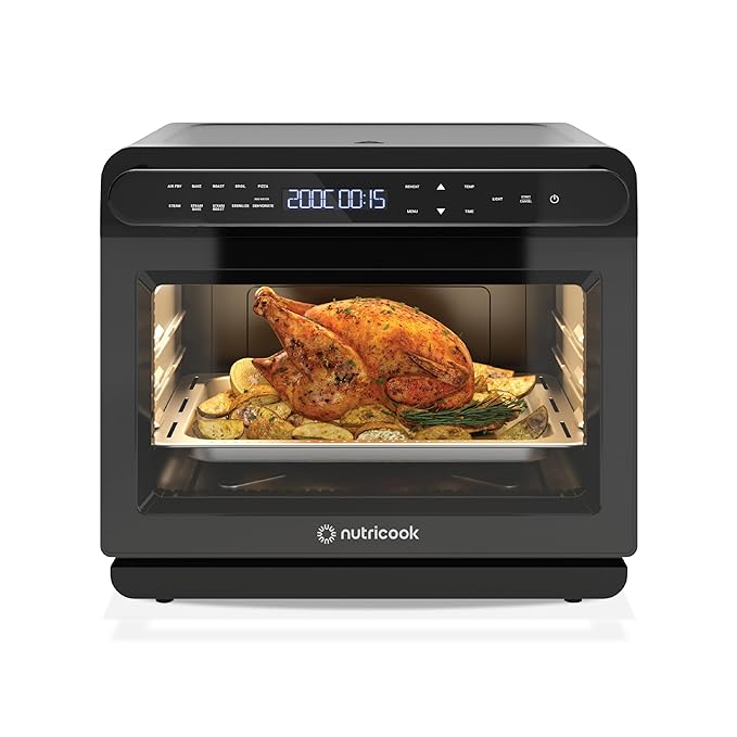 Latest Deal On Nutricook Steami X 24 Litre Black (Steam + Air Fryer Oven) - Dealsified