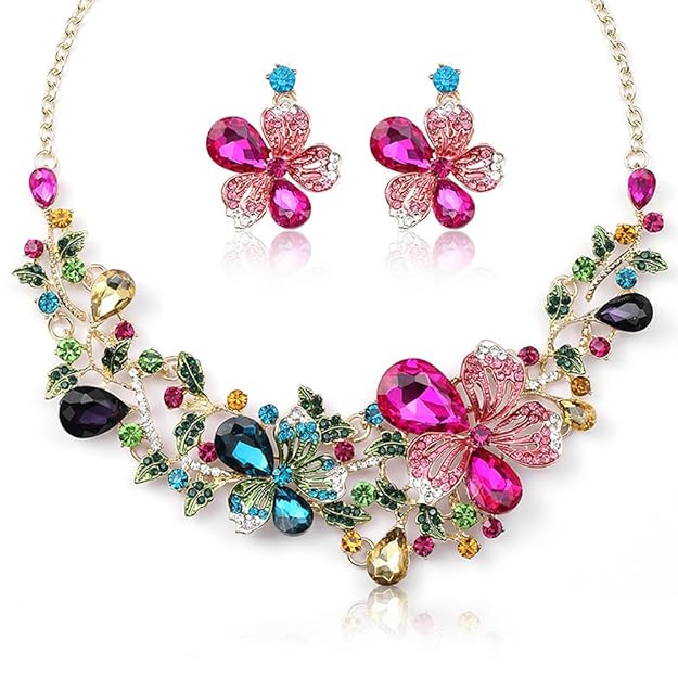 Latest Deal On Shining Diva Fashion Necklace Jewellery Set - Dealsified