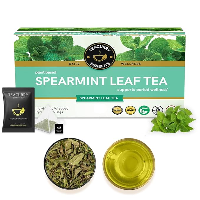 Latest Deal On Spearmint Tea - Helps With Hormonal Imbalance, Facial Hair, And Pcos - Dealsified