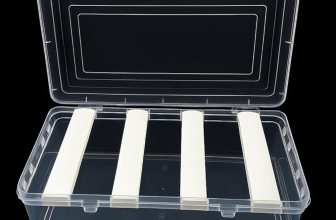 Made in India | Clear Plastic Bangle Box with 4 Adjustable Rods | Multipurpose Jewellery Box, Vanity Box, Organizer | Transparent Storage for Bangles, Bracelets, Wrist Watch