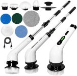 WEYLYN 9 in 1 Electric Spin Scrubber,Cleaning Brush Scrubber for Home